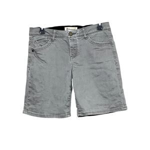 Democracy "Ab" Technology 5 Pocket Shorts Womens size 6 Brown Cotton Spandex